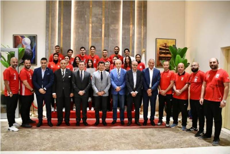 تكريم منتخبات مصر 