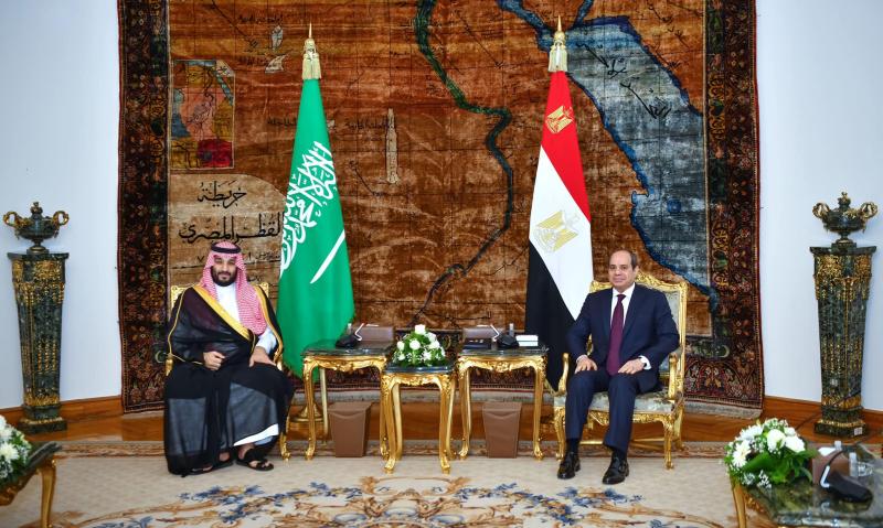 الرئيس السيسي ومحمد بن سلمان 