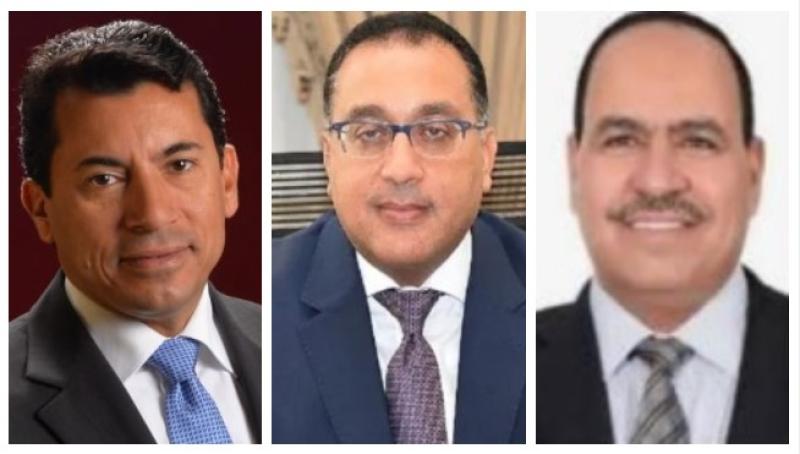 النائب أحمد قورة ورئيس الوزراء ووزير الشباب