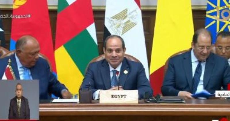 الرئيس عبد الفتاح السيسى فى القمة