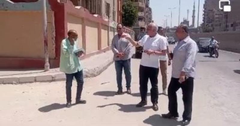محافظ الجيزة يتفقد حالة النظافة