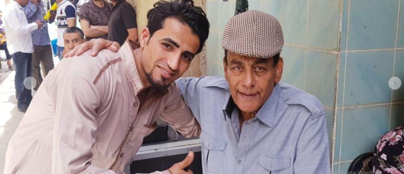  كريم نور والفنان القدير أحمد بدير