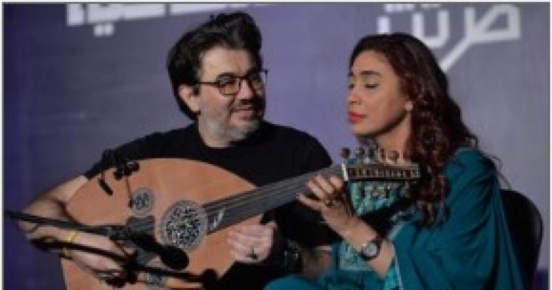 دينا عبد الحميد وغسان اليوسف
