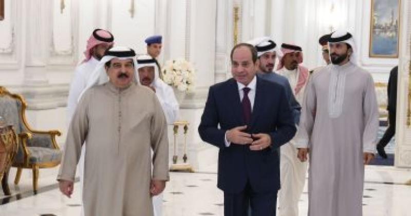 الرئيس السيسى والملك حمد بن عيسى آل خليفة