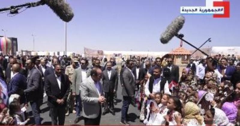 تحية أطفال مطروح للرئيس السيسي