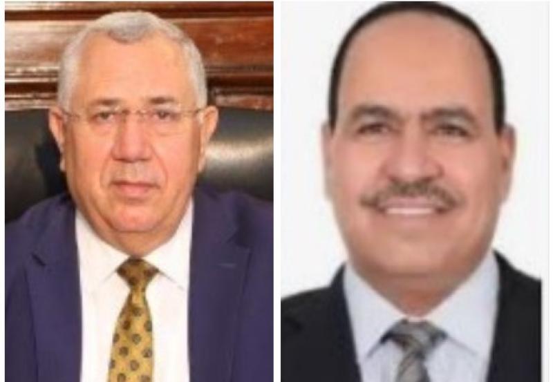 النائب احمد قورة ووزير الزراعة السيد القصير