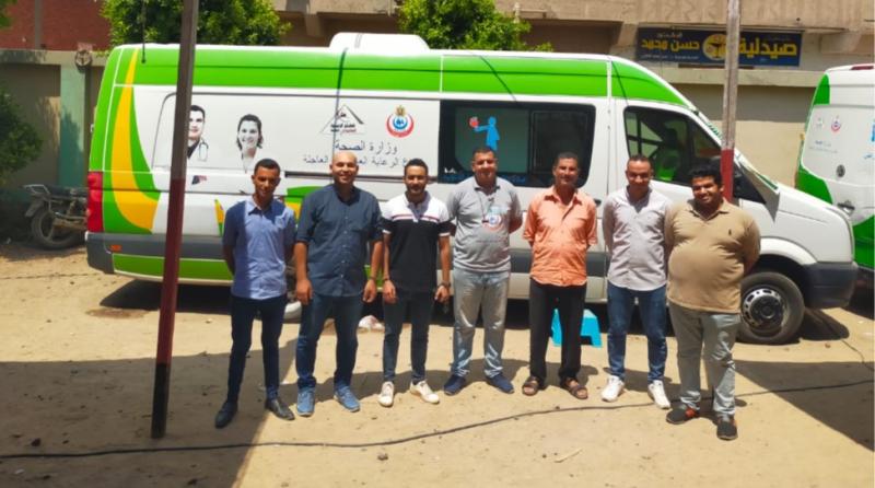 القافلة الطبية بعرب درويش