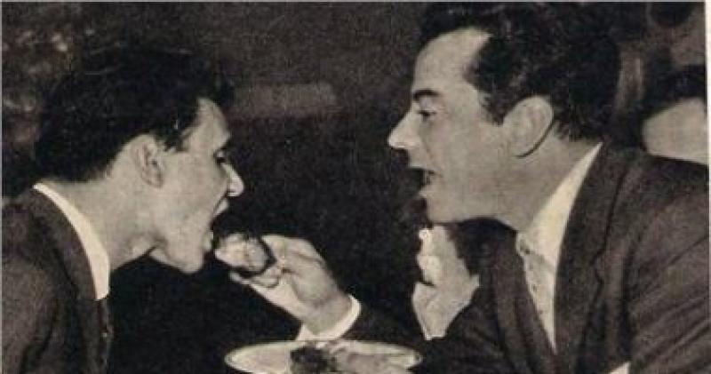 فريد الأطرش وعبد الحليم حافظ