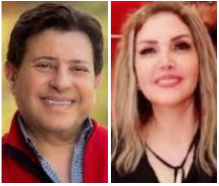 نادية مصطفى وهاني شاكر  