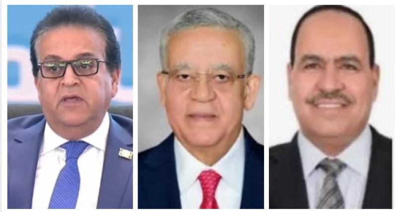 النائب احمد قورة والمستشار حنفى جبالى والدكتور خالد عبد الغفار