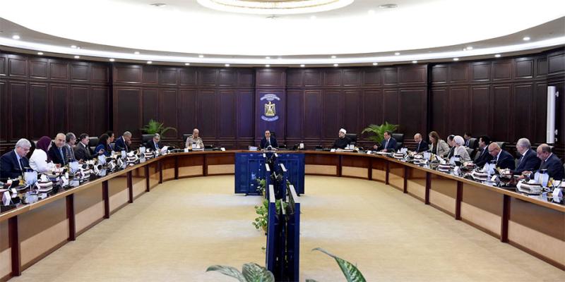 مجلس الوزراء خلال اجتماعه اليوم برئاسة الدكتور مصطفى مدبولي بمقر الحكومة بمدينة العلمين الجديدة