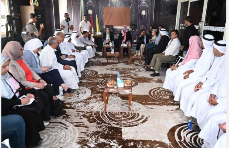 لقاء وزيرة التضامن بالأهالي