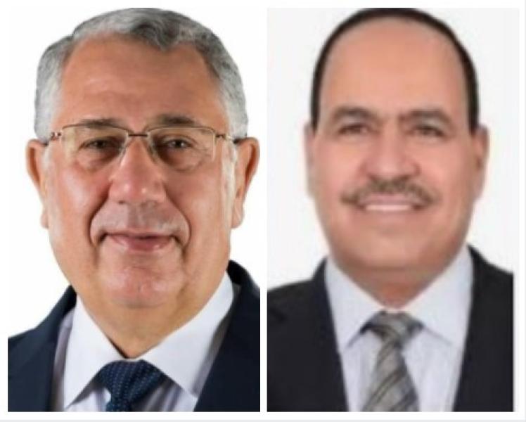 النائب احمد قورة ووزير الزراعة السيد القصير