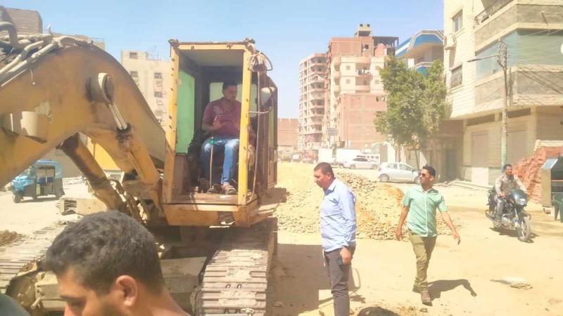 رصف وتطوير طريق شارع الصفصافة
