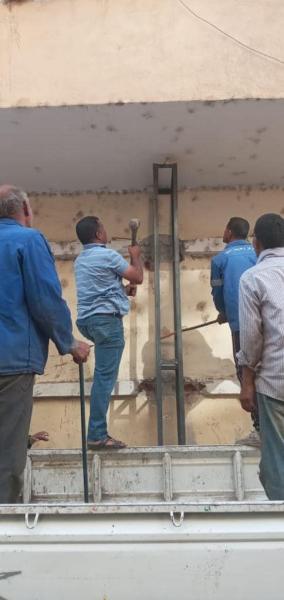 إيقاف أعمال تعديل شقتين من سكني لتجاري بحي شمال مدينة المنيا