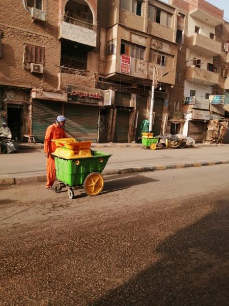  النظافة العامة بالأحياء الرئيسية 