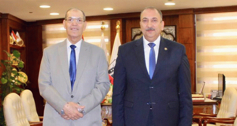 رئيس النيابة الادارية يستقبل رئيس منظومة الشكاوى الحكومية