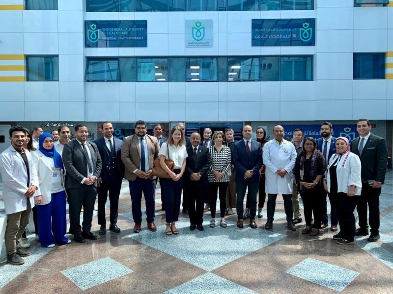 وفد رفيع المستوى من برنامج التنمية البشرية بالبنك الدولي 