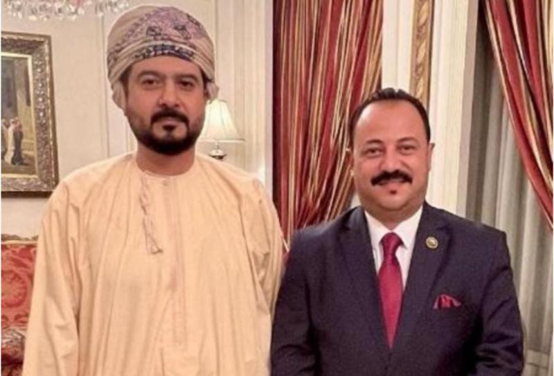 النائب عصام دياب ووزير التجارة والصناعة العمانى