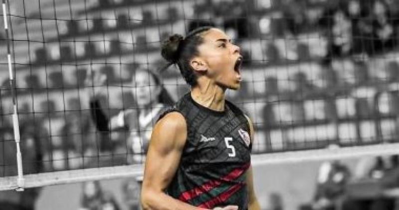 ميلكا لاعبة طائرة الزمالك