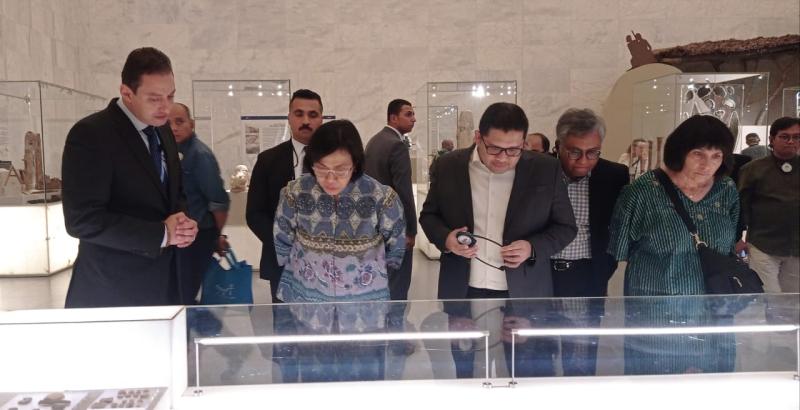  زيارتي رئيس اللجنة العسكرية لحلف شمال الأطلنطي، ووزيرة المالية في جمهورية إندونيسيا 