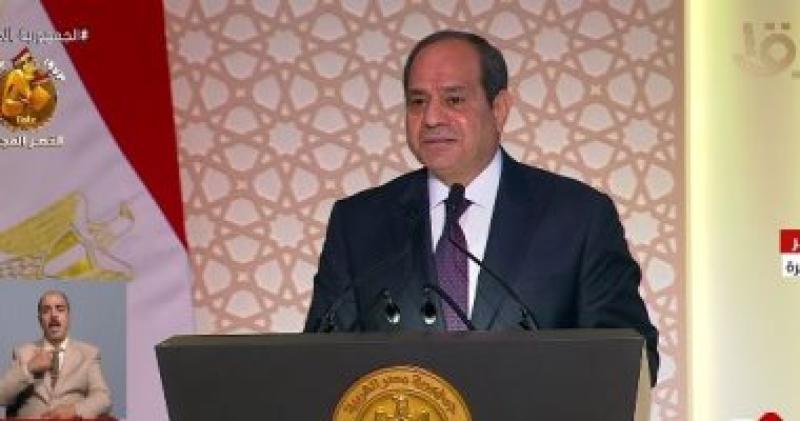 الرئيس السيسي احتفال وزارة الاوقاف بالمولد النبوى