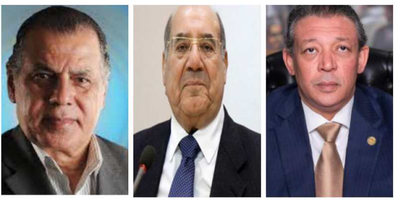 النائب حازم عمر ورئيس الشيوخ والراحل أبو العز الحريرى