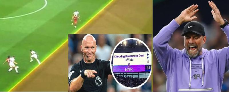 يورجن كلوب المدير الفني لفريق ليفربول يعترض على الخطا التحكيمي