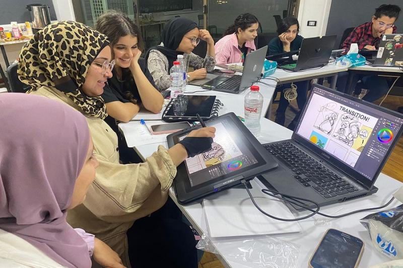 الفن الرقمي كأداة لتحقيق تكافؤ الفرص والتنمية المجتمعية .
