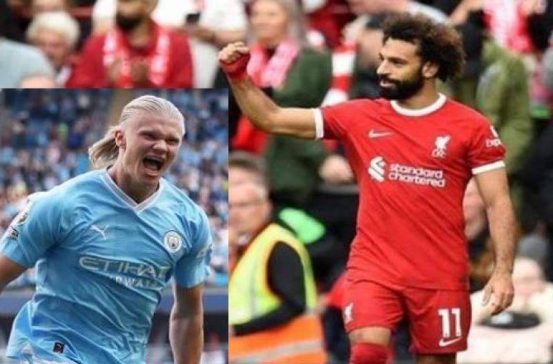 صلاح يتفوق على هالاند
