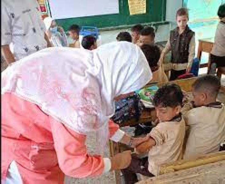  تطعيم ٧٧٠ ألف طالب بمدارس مراكز وقرى المحافظة