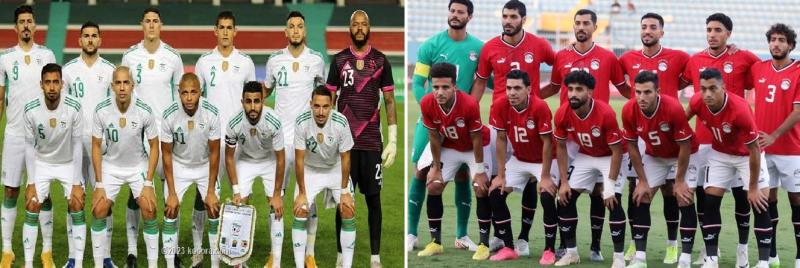 منتخب مصر والجزائر