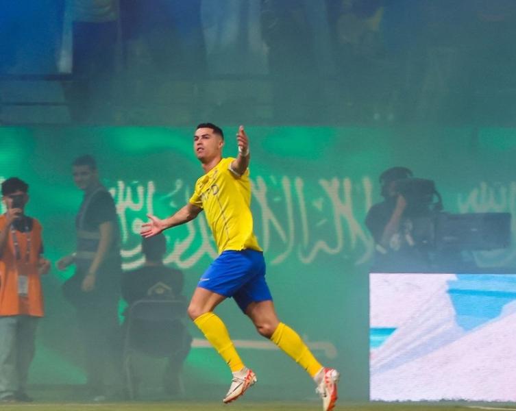 كريستيانو رونالدو مهاجم النصر السعودي