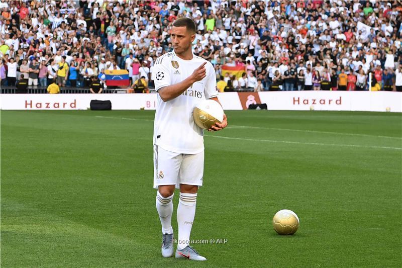البلجيكي إيدين هازارد لاعب ريال مدريد السابق