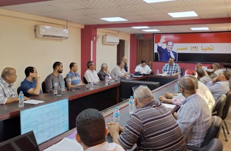اجتماع تنسيقي بين الجهات المشاركة في خطة مجابهة الأزمات بسفاجا