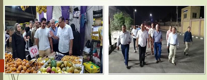 محافظ الشرقية خلال الجولة التفقدية  بالزقازيق