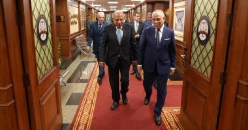 النائب العام يستقبل وزير قطاع الأعمال العام