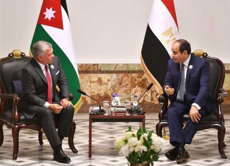 الرئيس السيسى والملك عبدالله 