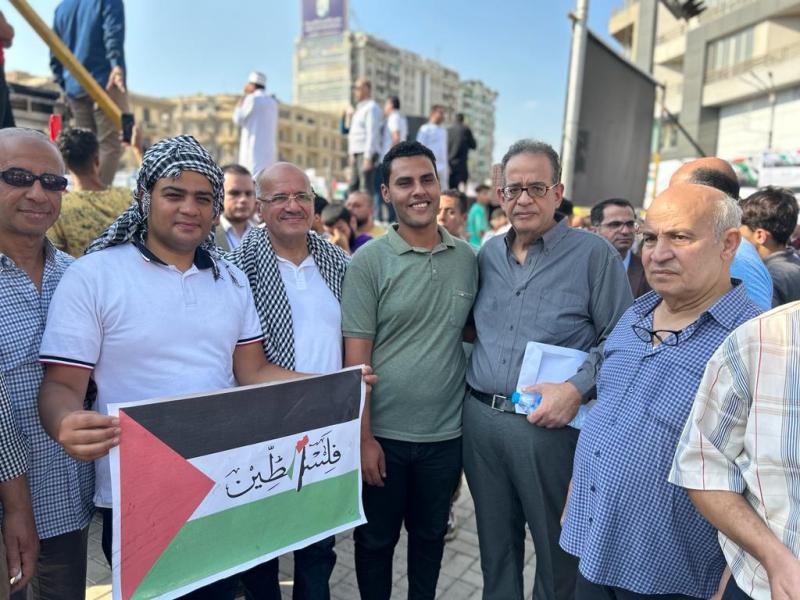 مسيرات تفويض الرئيس السيسي بالمنصورة