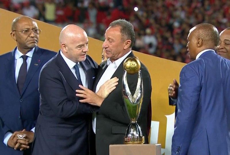 إنفانتينو والخطيب رئيس الاهلي