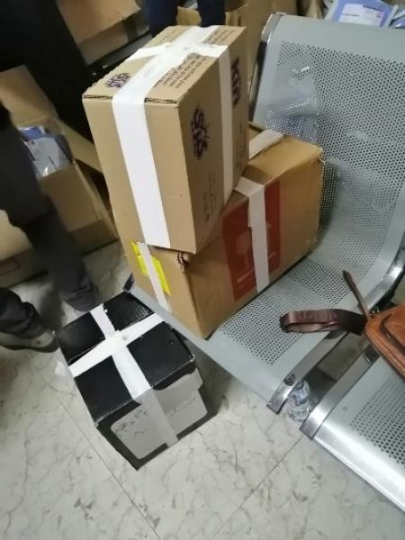 جانب من المضبوطات 