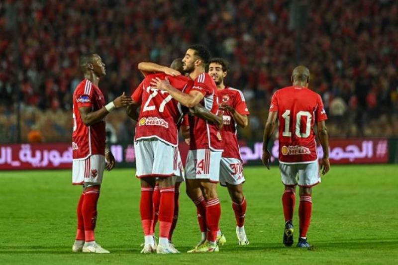 فرحة لاعبي الاهلي بالفوز على سيمبا