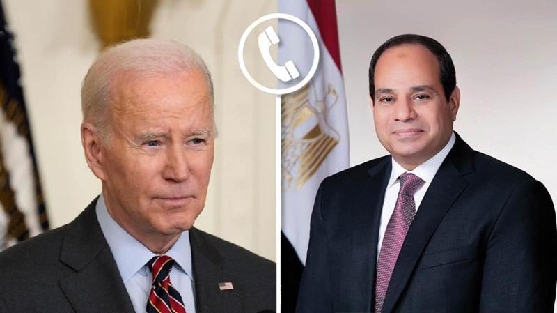 الرئيس السيسي ونظيره الأمريكي جو بايدن