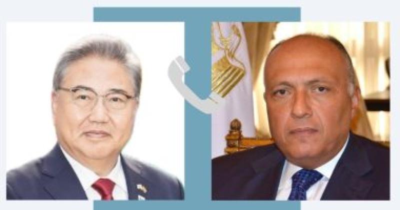 سامح شكرى ونظيره فى كوريا الجنوبية