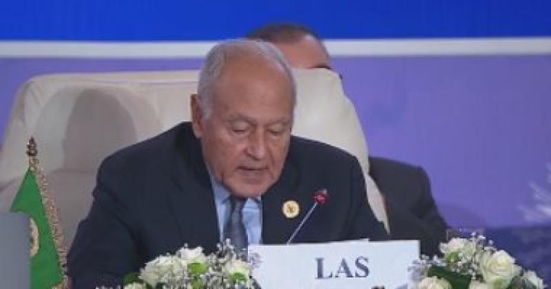 الأمين العام للجامعة العربية أحمد أبوالغيط