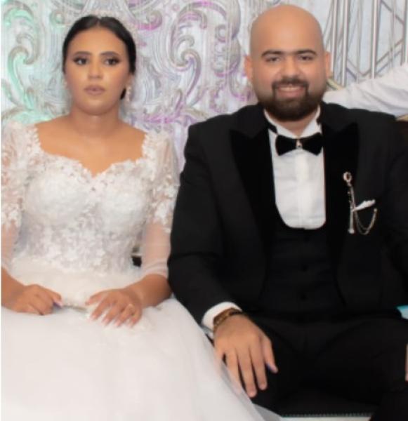 العروسان محمود السنهابى  وماهيتاب عبد المنعم 