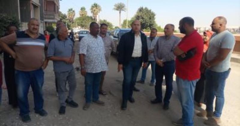 جانب من جولة نائب محافظ الجيزة