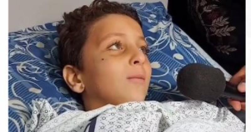 الطفل الفلسطيني المصاب