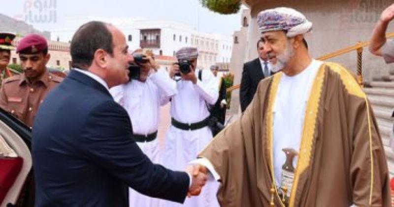 الرئيس السيسي وسلطان عمان