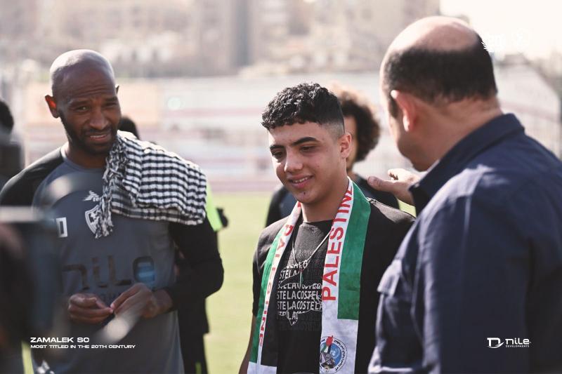 الزمالك والشاب الفلسطيني عبد الرحمن نوفل